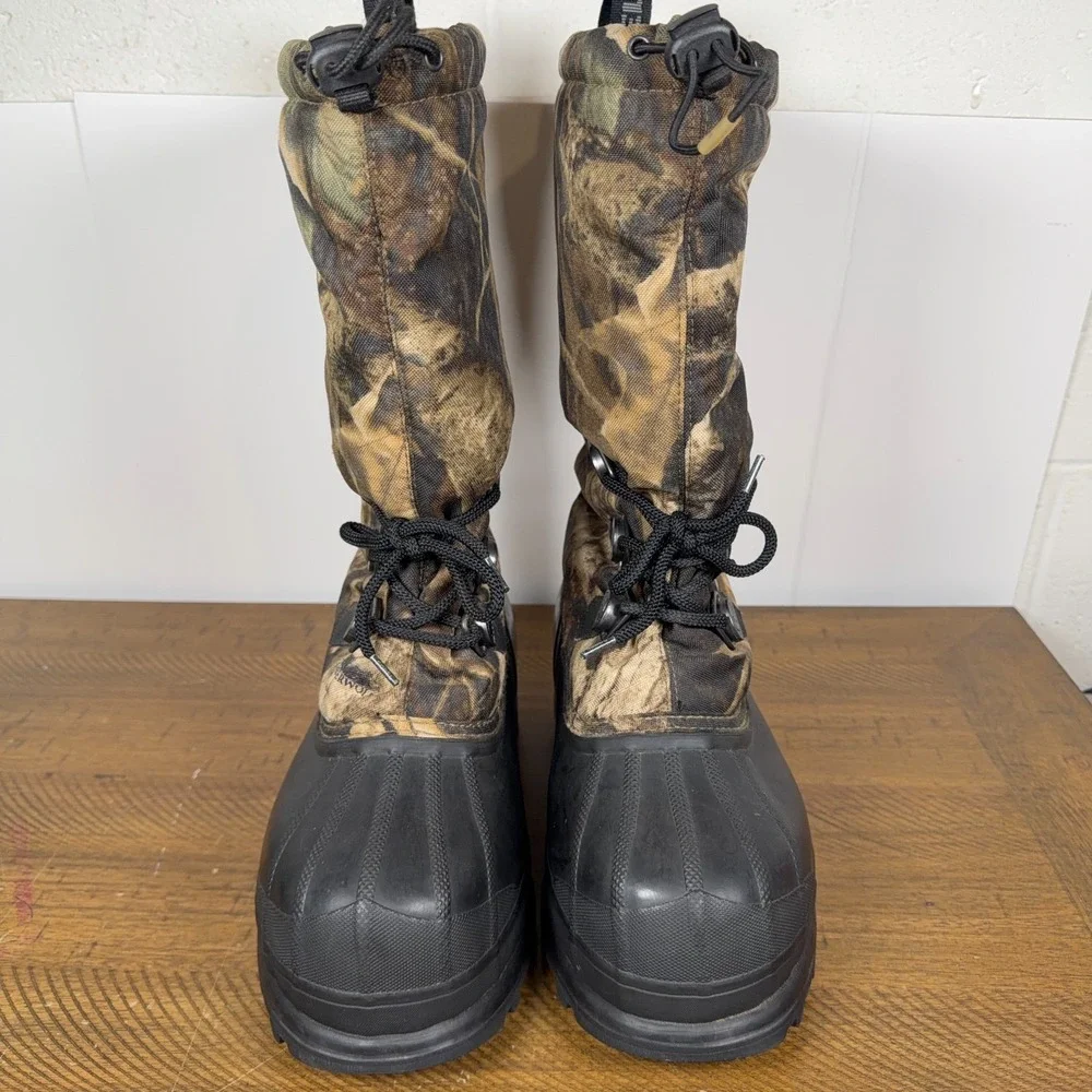 Sorel Boots Mens 7 Camo Kaufman Glacier Felt Insulated‎ Waterproof Winter Snow